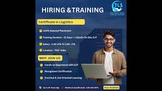 TheLearnSkills – industry-focused training, real-world experience, and job-ready skills! 🚛 📦"