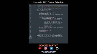 Leetcode 207. Course Schedule in Python | Python Leetcode | Python Coding Tutorial | Python ASMR