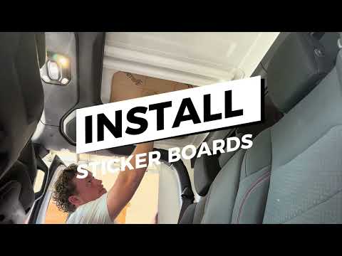 Install Roof Sticker Boards for Jeep Wrangler/Gladiator