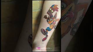 Cartoon  Tattoo Design🤩😍 #wikitattoo #cartoontattoo #cartoonlover #shorts #shortvideo #viralshorts