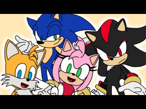 Chaos at Tails House ( FT. Amy, Sonic, Tails, Shadow )