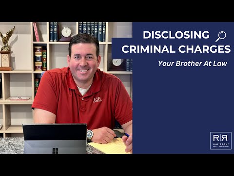 Disclosing Criminal Charges in Arizona - R&R Law Group
