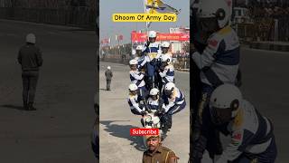 Dhoom in Jaipur Army Day Parade #army #armylover #armyday #armydayparade #armyday2026 #bikestunt
