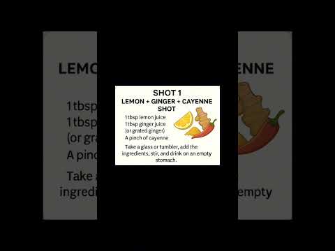 “3 Morning Shots to Burn Fat & Boost Metabolism | Start Your Day Right!” #heathy #leanbody