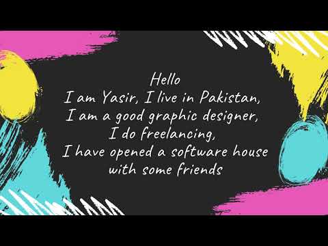 My First Video !..........(My Intro...)