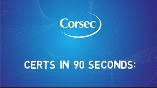 Learn Security Certifications in 90 Seconds