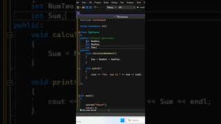 C++ Classes and Objects #coding #cplusplus #shorts