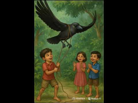 #crow with kids #