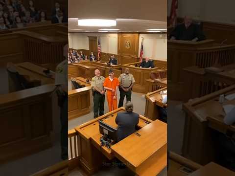 The act of a defendant in any crime in the courtroom #court #crime #police