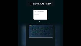 "Dynamic Textarea Auto-Height: HTML & CSS Tutorial | Trending Web Development Tips!🚀"#codewithamitj