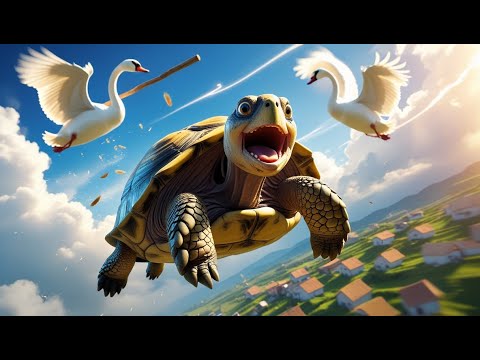 A Terrible MistakeTwo Swans Lifted A Tortoise Into The Sky  | Moral Story