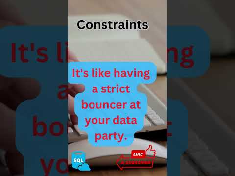 SQL Constraints Unleashed: 60 Seconds to Data Integrity! #shorts  #sqlforbeginners