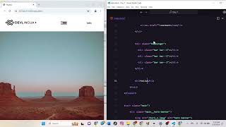 100 Days to Full Stack: Making the Navbar Responsive with Media Queries & Hamburger Menu (Day 2)