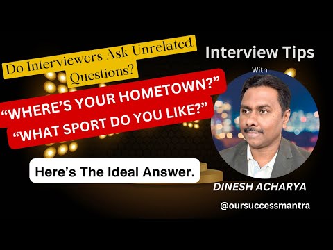 Cracking the Code: Why Interviewers Ask Unrelated Questions 🤔 | @OurSuccessMantra 🤵‍♀️👨‍💻🤵