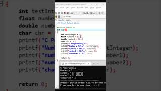 Class 8 | Input Output in C Language | #cprogramming #cprogrammingvideo