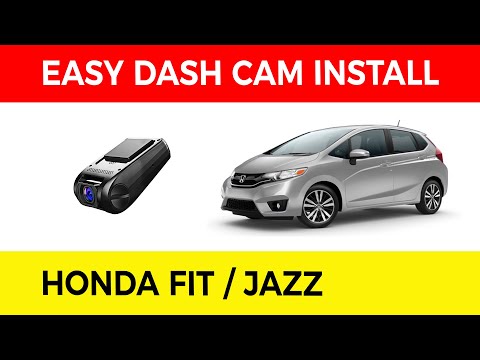 Dash Cam Install Honda Fit / Jazz  📷 🚗