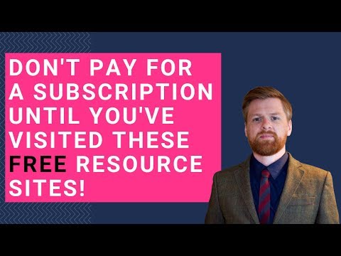 5 FREE TEACHING RESOURCE WEBSITES |  SAVE MONEY & SUPPORT TEACHERS