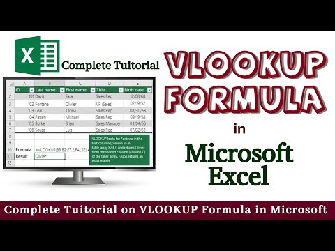 VLOOKUP Formulas | How To Use VLOOKUP Formula in Microsoft Excel | VLOOKUP in Excel | Excel VLOOKUP