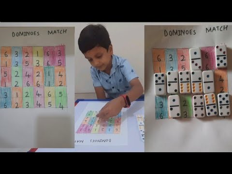 Dominoes Match | Maths activity for kids | Learn addition | Builds concentration | PRAVIT JAIN