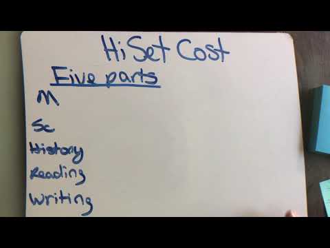 How much does it cost to take the HISet?