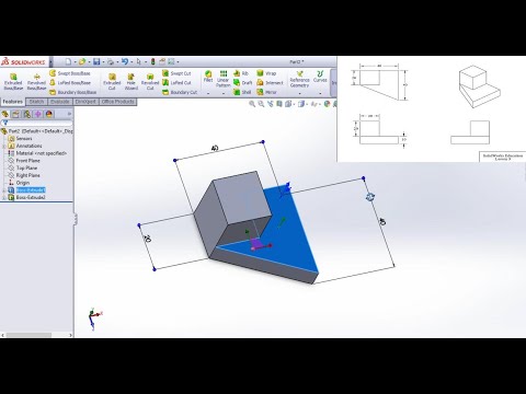 SolidWorks Tutorial for beginners Exercise 03