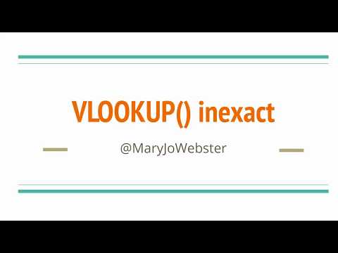 Excel Magic: Using VLOOKUP for inexact match