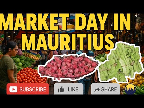 🇲🇺🛍️ മോറീഷ്യസിലെ മാർക്കറ്റ് ദിനം 🥥🍍 | Street Food 😋 | Fresh Veggies 🥬🍅 | Local Vibes 🏝️🎶 #dailyvlog