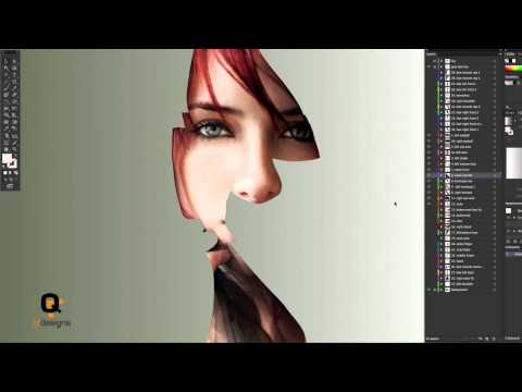 Susan Coffey Gradient Mesh (Showing My Layers)