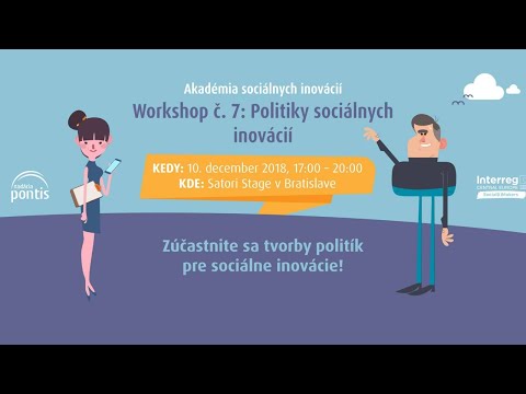 Nadácia Pontis: Workshop č. 7/7: Politiky sociálnych inovácií