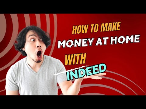 How to make money online at home with indeed
