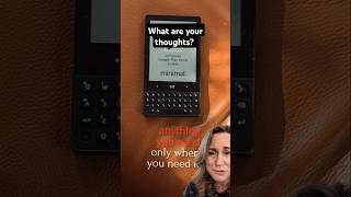 Reacting to the Minimal Phone clip | #minimal #digitalminimalism #android #einkphone #qwerty