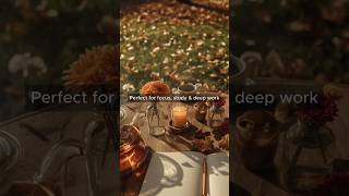 🍂 Cozy Autumn Desk Ambience | Work & Study Background | #shorts #cozyambience #workandstudy