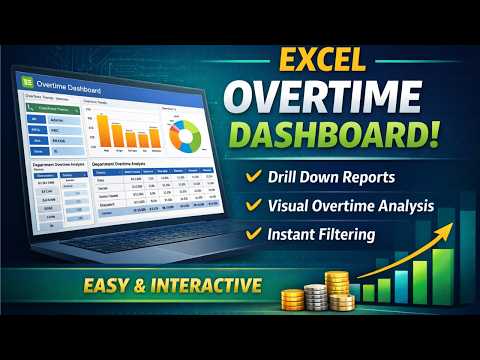 Overtime Dashboard in Excel – Simplify Employee Overtime Analysis & Reporting