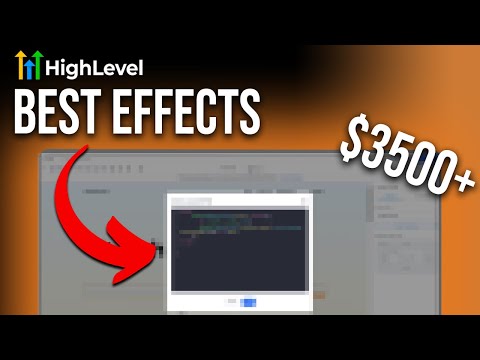 The BEST Go High Level Website Effects That Made Me $$$$