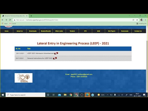 Lateral Entry in Engineering Program (LEEP) 2021 and Bridge Course for Lateral Students