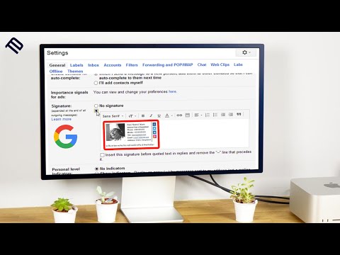 Take Your Gmail Signature to the NEXT Level! | @TechhDesignn