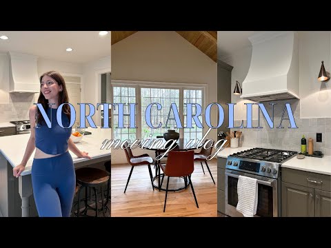 MOVING VLOG #2: first-time homeowners in North Carolina, renovated kitchen reveal!