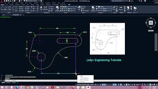 AutocAD 2D Practice Drawing II Exercise 5