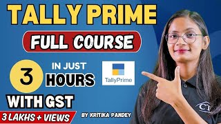 Tally Prime with GST Full Course in Just 3 Hours | Tally Prime in One Shot | @ComputerTechAcademy