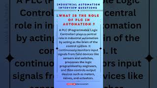 Automation Job Common Interview Question and Answer | interview |Fresher |Role oF PLC In Automation