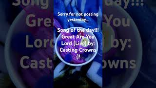 Song of the day!!! #songoftheday #worshipmusic #christianmusic