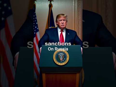 Trump’s Bold Move: New Sanctions on Russia Shake Global Politics#TrumpNews #RussiaUkraineWar #viral
