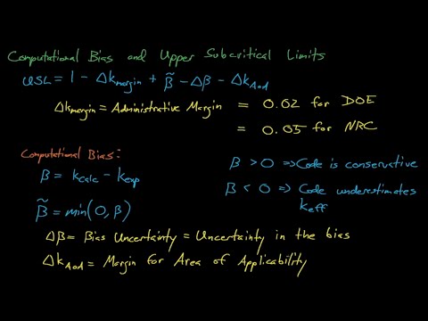 NE499/515 - Lecture 14: Introduction to Code Validation and Upper Subcritical Limits