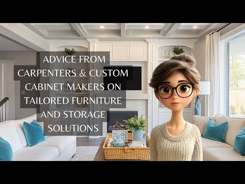 Advice from Carpenters & Custom Cabinet Makers on Tailored Furniture and Storage Solutions