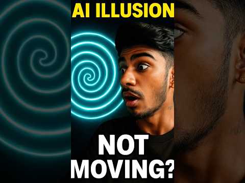 😱 This AI Illusion Isn’t Moving… But Your Brain Thinks It Is! #ai #illusion #scary