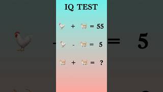 IQ test🧐 Only For Genius #viral #iqtest #fyp #shorts