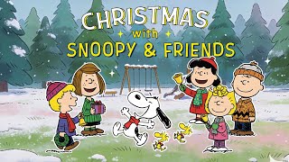 Snoopy & Friends Cozy Christmas 🎅 Smooth Jazz Playlist for Study