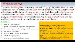 Learn 14 Common Phrasal Verbs in English with Examples | Improve Your Speaking Fast!