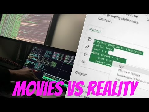 Programming movies vs reality.