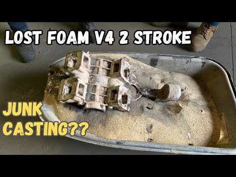 Lost Foam Casting - V4 350cc Engine